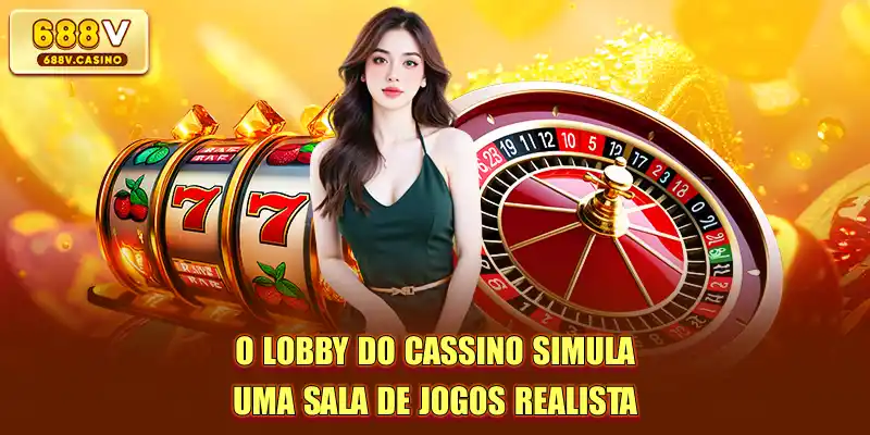 Cassino Online Ao Vivo Despertando Cada Vez Mais Interesse? 3 O lobby do cassino simula uma sala de jogos realista