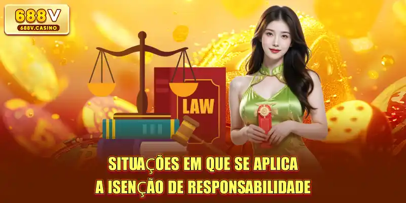 Situações em que se aplica a Isenção de responsabilidade